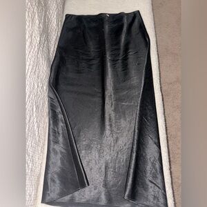 Aritzia Black Silk Skirt size 2